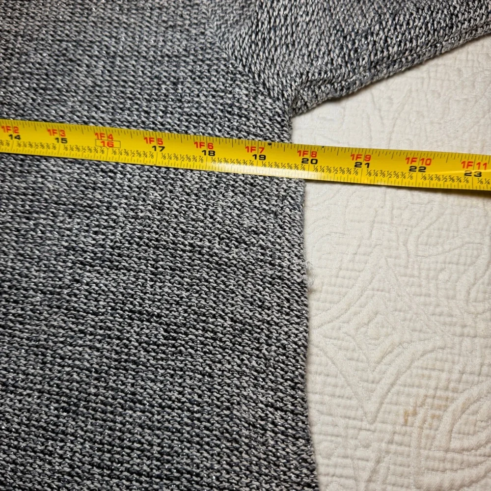 LOFT Gray Crew Neck Sweater